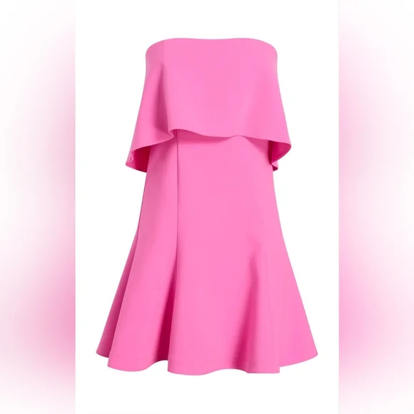 NWT‎ LIKELY Flouncy Driggs Mini Dress Pink Sugar 10 - Picture 2 of 7